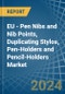 EU - Pen Nibs and Nib Points, Duplicating Stylos, Pen-Holders and Pencil-Holders - Market Analysis, Forecast, Size, Trends and Insights - Product Image