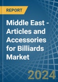 Middle East - Articles and Accessories for Billiards - Market Analysis, forecast, Size, Trends and Insights- Product Image