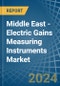 Middle East - Electric Gains Measuring Instruments (Recording) - Market Analysis, Forecast, Size, Trends and Insights - Product Image