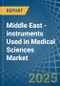 Middle East - instruments Used in Medical Sciences - Market Analysis, Forecast, Size, Trends and insights - Product Thumbnail Image