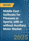 Middle East - Sailboats for Pleasure or Sports, with or without Auxiliary Motor - Market Analysis, forecast, Size, Trends and Insights- Product Image