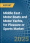 Middle East - Motor Boats and Motor Yachts, for Pleasure or Sports - Market Analysis, forecast, Size, Trends and Insights - Product Thumbnail Image