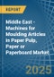 Middle East - Machines for Moulding Articles in Paper Pulp, Paper or Paperboard - Market Analysis, forecast, Size, Trends and insights - Product Thumbnail Image