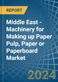 Middle East - Machinery for Making up Paper Pulp, Paper or Paperboard - Market Analysis, forecast, Size, Trends and Insights- Product Image