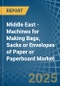 Middle East - Machines for Making Bags, Sacks or Envelopes of Paper or Paperboard - Market Analysis, forecast, Size, Trends and Insights - Product Thumbnail Image