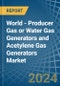 World - Producer Gas or Water Gas Generators and Acetylene Gas Generators - Market Analysis, Forecast, Size, Trends and Insights - Product Image
