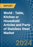 World - Table, Kitchen or Household Articles and Parts of Stainless Steel - Market Analysis, Forecast, Size, Trends and Insights- Product Image