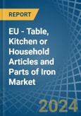 EU - Table, Kitchen or Household Articles and Parts of Iron - Market Analysis, Forecast, Size, Trends and Insights- Product Image