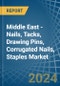 Middle East - Nails, Tacks, Drawing Pins, Corrugated Nails, Staples - Market Analysis, Forecast, Size, Trends and Insights - Product Thumbnail Image