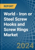 World - Iron or Steel Screw Hooks and Screw Rings - Market Analysis, Forecast, Size, Trends and Insights- Product Image