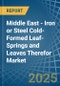 Middle East - Iron or Steel Cold-Formed Leaf-Springs and Leaves Therefor - Market Analysis, Forecast, Size, Trends and Insights - Product Thumbnail Image