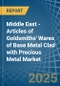 Middle East - Articles of Goldsmiths' Wares of Base Metal Clad with Precious Metal - Market Analysis, Forecast, Size, Trends and Insights - Product Thumbnail Image