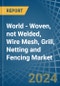 World - Woven, not Welded, Wire Mesh, Grill, Netting and Fencing - Market Analysis, Forecast, Size, Trends and Insights - Product Image