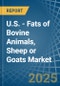 U.S. - Fats of Bovine Animals, Sheep or Goats - Market Analysis, Forecast, Size, Trends and Insights - Product Thumbnail Image