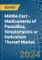 Middle East - Medicaments of Penicillins, Streptomycins or Derivatives Thereof - Market Analysis, Forecast, Size, Trends and Insights - Product Thumbnail Image
