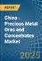 China - Precious Metal Ores and Concentrates - Market Analysis, Forecast, Size, Trends and Insights - Product Thumbnail Image