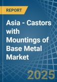 Asia - Castors with Mountings of Base Metal - Market Analysis, Forecast, Size, Trends and Insights- Product Image