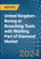 United Kingdom - Boring or Broaching Tools with Working Part of Diamond - Market Analysis, Forecast, Size, Trends and Insights - Product Image