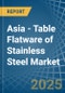 Asia - Table Flatware of Stainless Steel - Market Analysis, Forecast, Size, Trends and Insights - Product Image