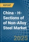 China - H-Sections of of Non-Alloy Steel - Market Analysis, Forecast, Size, Trends and Insights - Product Thumbnail Image