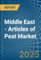 Middle East - Articles of Peat - Market Analysis, Forecast, Size, Trends and Insights - Product Thumbnail Image