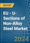 EU - U-Sections of Non-Alloy Steel - Market Analysis, Forecast, Size, Trends and Insights - Product Image