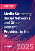 Media Streaming, Social Networks and Other Content Providers in the US - Market Research Report 2015-2030- Product Image