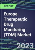 2023 Europe Therapeutic Drug Monitoring (TDM) Market Assessment for 28 Assays in 38 Countries - 2022 Supplier Shares and 2022-2027 Segment Forecasts by Test and Country, Competitive Intelligence, Emerging Technologies, Instrumentation and Opportunities for Suppliers- Product Image