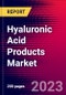 Hyaluronic Acid Products Market, By Product, By Application, By End User, and by Region - Global Forecast to 2023-2033 - Product Image