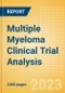 Multiple Myeloma (Kahler Disease) Clinical Trial Analysis by Trial Phase, Trial Status, Trial Counts, End Points, Status, Sponsor Type and Top Countries, 2023 Update - Product Image