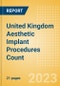United Kingdom (UK) Aesthetic Implant Procedures Count by Segments (Breast Implant Procedures, Facial Implant Procedures and Penile Implant Procedures) and Forecast to 2030 - Product Thumbnail Image