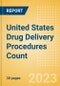 United States (US) Drug Delivery Procedures Count by Segments (Procedures Using Central Venous Catheters and Procedures Using Implantable Ports) and Forecast to 2030 - Product Image