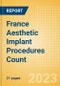 France Aesthetic Implant Procedures Count by Segments (Breast Implant Procedures, Facial Implant Procedures and Penile Implant Procedures) and Forecast to 2030 - Product Image