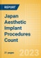 Japan Aesthetic Implant Procedures Count by Segments (Breast Implant Procedures, Facial Implant Procedures and Penile Implant Procedures) and Forecast to 2030 - Product Image