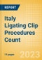 Italy Ligating Clip Procedures Count by Segments (Procedures Performed Using Titanium Ligating Clips and Procedures Performed Using Polymer Ligating Clips) and Forecast to 2030 - Product Thumbnail Image