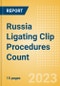 Russia Ligating Clip Procedures Count by Segments (Procedures Performed Using Titanium Ligating Clips and Procedures Performed Using Polymer Ligating Clips) and Forecast to 2030 - Product Image
