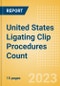 United States (US) Ligating Clip Procedures Count by Segments (Procedures Performed Using Titanium Ligating Clips and Procedures Performed Using Polymer Ligating Clips) and Forecast to 2030 - Product Thumbnail Image