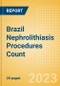 Brazil Nephrolithiasis Procedures Count by Segments (Nephrolithiasis Procedures Using Uretoscopy, Percutaneous Nephrolithotomy Procedures and Shock Wave Lithotripsy Procedures) and Forecast to 2030 - Product Thumbnail Image