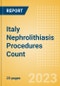 Italy Nephrolithiasis Procedures Count by Segments (Nephrolithiasis Procedures Using Uretoscopy, Percutaneous Nephrolithotomy Procedures and Shock Wave Lithotripsy Procedures) and Forecast to 2030 - Product Thumbnail Image