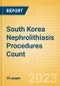 South Korea Nephrolithiasis Procedures Count by Segments (Nephrolithiasis Procedures Using Uretoscopy, Percutaneous Nephrolithotomy Procedures and Shock Wave Lithotripsy Procedures) and Forecast to 2030 - Product Thumbnail Image