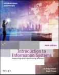 Introduction to Information Systems. 9th Edition, International Adaptation- Product Image