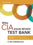 Wiley CIA 2023 Test Bank Part 1: Essentials of Internal Auditing (1-year access). Edition No. 1. Wiley CIA Exam Review Series- Product Image