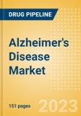 Alzheimer's Disease Market Size and Trend Report including Epidemiology, Disease Management, Pipeline Analysis, Competitor Assessment, Unmet Needs, Clinical Trial Strategies and Forecast to 2030- Product Image