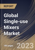 Global Single-use Mixers Market Size, Share & Industry Trends Analysis Report By Product (Consumables & Accessories and Mixing Systems), By Application, By End User, By Regional Outlook and Forecast, 2023 - 2029- Product Image