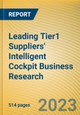 Leading Tier1 Suppliers' Intelligent Cockpit Business Research Report,2023 (Chinese Players)- Product Image