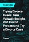 Trying Divorce Cases: Gain Valuable Insight into How to Prepare and Try a Divorce Case - Product Thumbnail Image