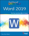 Teach Yourself VISUALLY Word 2019. Edition No. 1. Teach Yourself VISUALLY (Tech)- Product Image