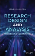 Research Design and Analysis. A Primer for the Non-Statistician. Edition No. 1- Product Image