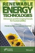 Renewable Energy Technologies. Advances and Emerging Trends for Sustainability. Edition No. 1- Product Image