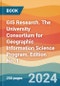 GIS Research. The University Consortium for Geographic Information Science Program. Edition No. 1 - Product Image